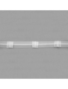 Taśma firanowa ARIADNA monofilamentowa z białym sznurkiem - 25 mm - 3-fałdy (marszczenie 1:2) - FM025-13 - 50mb/opak.