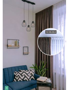 Taśma firanowa MAGAM transparentna z białym oplotem - 100 mm - smokoołówek (marszczenie 1:2,5) - 10.100.250.4 - 50mb/opak.