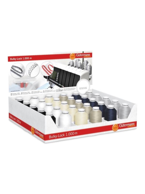 Zestaw nici GUTERMANN - Bulky-Lock - 799705/1 - 30szt.x1000mb/opak.