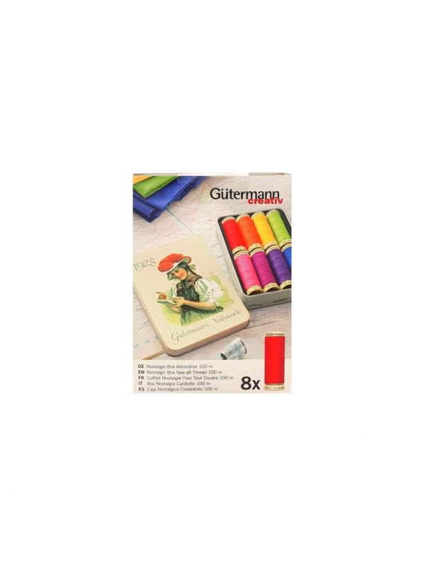 Zestaw nici uniwersalnych GUTERMANN - 640952 - 8szt.x100mb/opak.