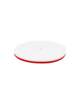 Taśma rypsowa - 10 mm - biało/czerwona - 6499/10 - 50mb/opak.