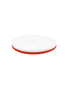 Taśma rypsowa - 15 mm - biało/czerwona - 6499/15 - 50mb/opak.