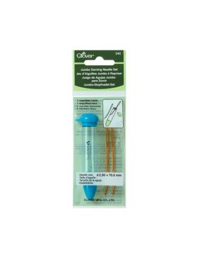 Igły ręczne do wełny w etui CLOVER - zakrzywione - 340 - 2szt./opak.