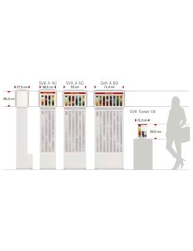Szafka na nici GUTERMANN - Maraflex 120 - SVK A 60 - 3szt.x60kol.