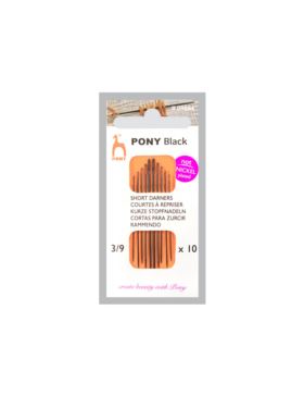Igły do ręcznego cerowania PONY - BLACK - rozm.3/9 - 09884 - 10szt./opak.