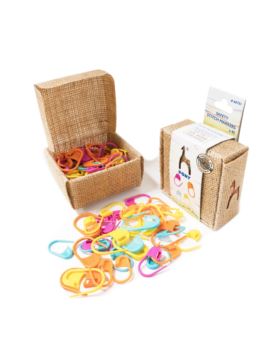 Znaczniki oczek PONY - Jute Box Mix - 60751/01 - 40szt./opak.