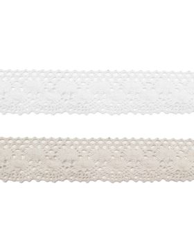 Koronka bawełniana - 43 mm - 03.1.047.43 - 10mb/opak.