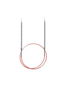 Druty na żyłce metalowe ergonomiczne ADDI - Novel - 50 cm - 717-7
