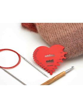 Druty na żyłce metalowe ergonomiczne ADDI - Novel - 100 cm - 717-7