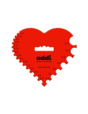 Miarka do drutów i szydełek dziewiarskich ADDI - 409-7