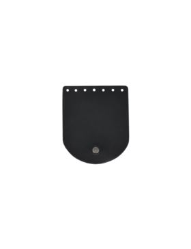 Klapka do etui skórzana naturalna na magnes - Jucht - 100x120 mm - KLAP10X12M