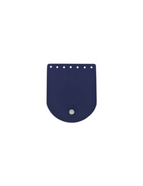 Klapka do etui skórzana naturalna na magnes - Jucht - 100x120 mm - KLAP10X12M