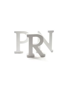 Ozdoba drewniana - alfabet - 12 cm