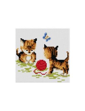 Kanwa z nadrukiem ARIADNA - 15x15 cm - 1009