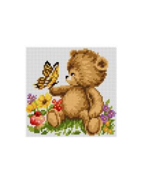 Kanwa z nadrukiem ARIADNA - 15x15 cm - 1011