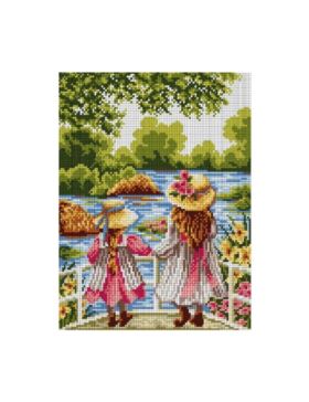 Kanwa z nadrukiem ARIADNA - 24x30 cm - 6007