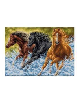 Kanwa z nadrukiem ARIADNA - 39x53 cm - 9005