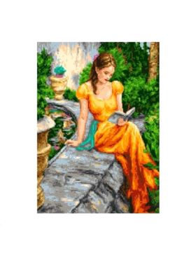 Kanwa z nadrukiem ARIADNA - 39x53 cm - 9007