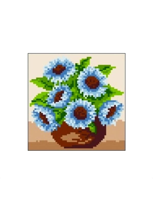 Kanwa z nadrukiem GRAFIKO - 15x15 cm - 0525