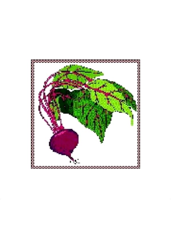 Kanwa z nadrukiem GRAFIKO - 15x15 cm - 0312