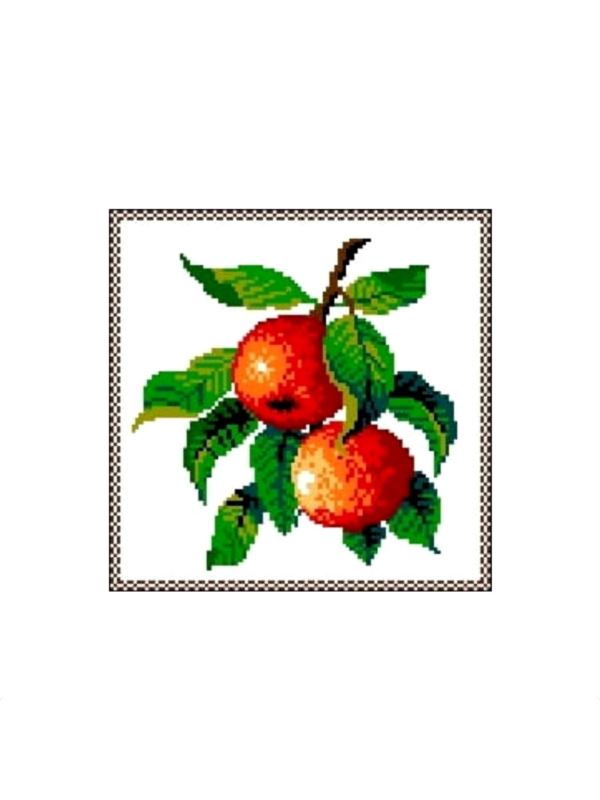 Kanwa z nadrukiem GRAFIKO - 15x15 cm - 0303