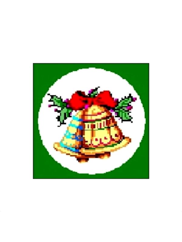 Kanwa z nadrukiem GRAFIKO - 15x15 cm - 0101