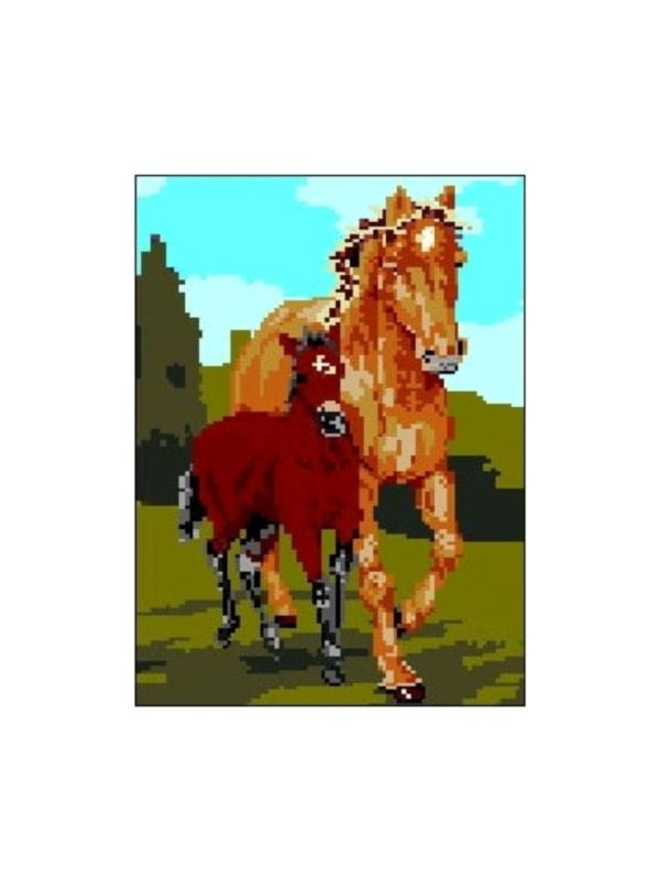 Kanwa z nadrukiem GRAFIKO - 18x24 cm - 0730