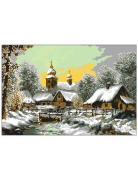 Kanwa z nadrukiem GRAFIKO - 50x75 cm - 9212