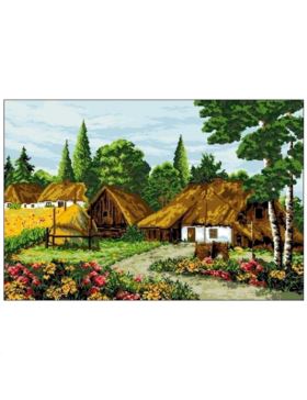 Kanwa z nadrukiem GRAFIKO - 50x75 cm - 9210