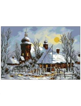 Kanwa z nadrukiem GRAFIKO - 50x75 cm - 9208