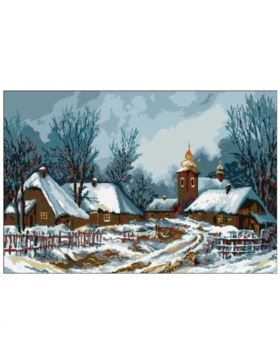 Kanwa z nadrukiem GRAFIKO - 50x75 cm - 9204