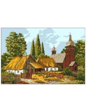 Kanwa z nadrukiem GRAFIKO - 50x75 cm - 9203