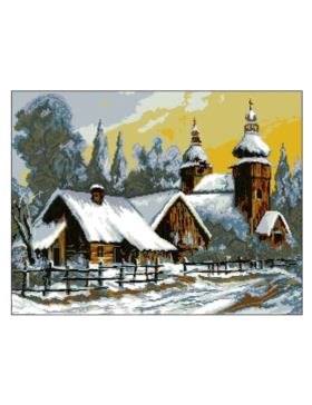 Kanwa z nadrukiem GRAFIKO - 50x65 cm - 9004