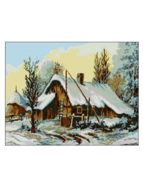 Kanwa z nadrukiem GRAFIKO - 50x65 cm - 9003