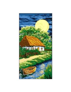 Kanwa z nadrukiem GRAFIKO - 25x50 cm - 6510