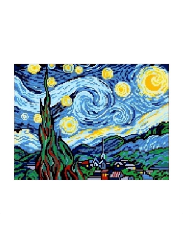 Kanwa z nadrukiem GRAFIKO - 30x40 cm - 3038