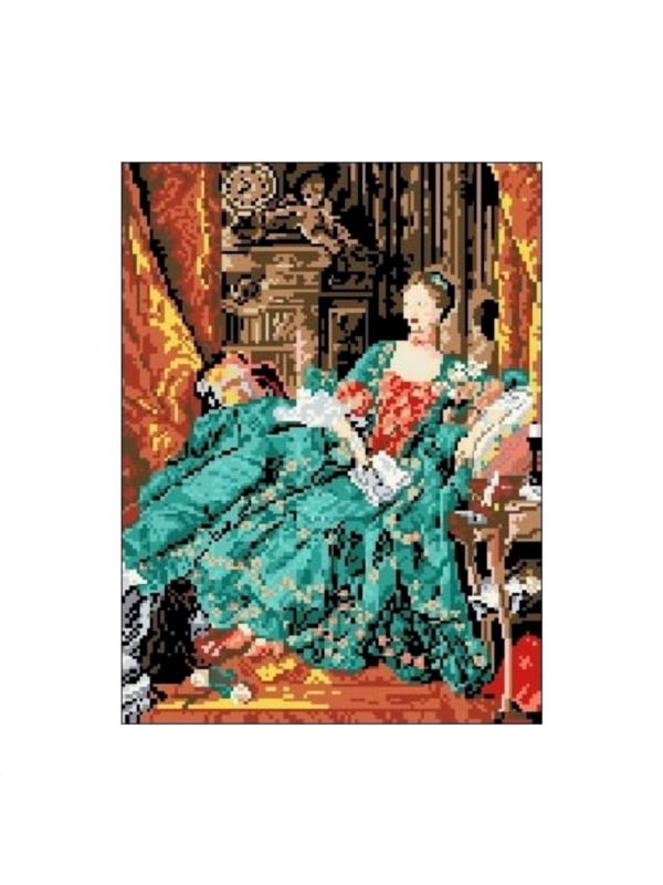 Kanwa z nadrukiem GRAFIKO - 30x40 cm - 3015