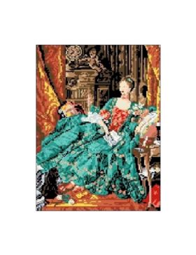 Kanwa z nadrukiem GRAFIKO - 30x40 cm - 3015