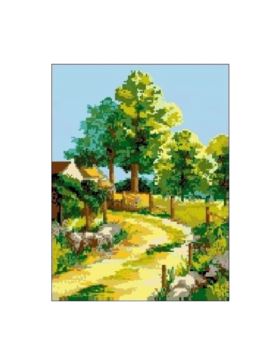 Kanwa z nadrukiem GRAFIKO - 30x40 cm - 3012