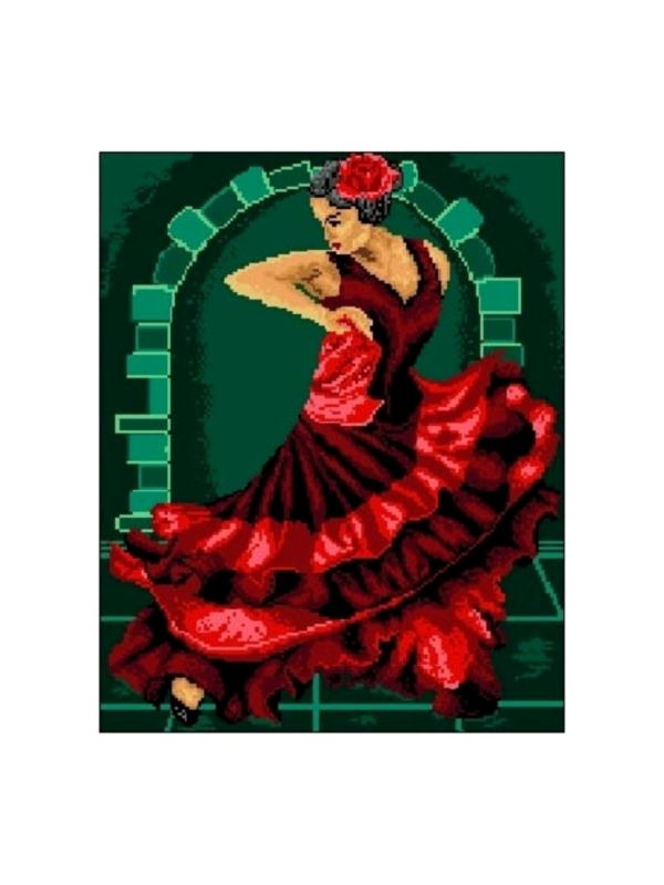 Kanwa z nadrukiem GRAFIKO - 40x50 cm - 6076