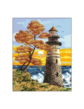 Kanwa z nadrukiem GRAFIKO - 40x50 cm - 6047