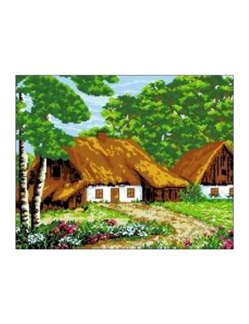 Kanwa z nadrukiem GRAFIKO - 40x50 cm - 6012