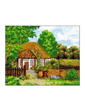 Kanwa z nadrukiem GRAFIKO - 40x50 cm - 6011