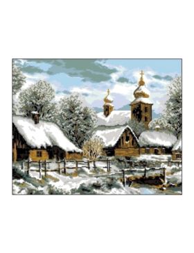 Kanwa z nadrukiem GRAFIKO - 40x50 cm - 6010