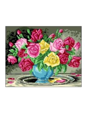 Kanwa z nadrukiem GRAFIKO - 40x50 cm - 6004