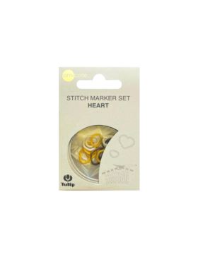 Zestaw znaczników oczek TULIP - serduszka - rozm.M/L - AC-018E - 15szt./opak.