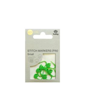 Znaczniki oczek TULIP - agrafki tulipanki - rozm.S (zielony) - AC-082E - 7szt./opak.