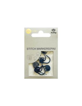 Znaczniki oczek TULIP - agrafki tulipanki - rozm.M (granatowy) - AC-026E - 7szt./opak.