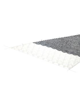 Druty blokujące do oczek krawędziowych robótki TULIP - 0,80 mm x 50 cm - AC-059E