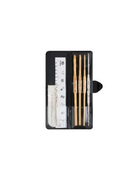 Zestaw szydełek stalowych z akcesoriami TULIP - Classic - 1,80-5,00 mm - TCK-001E